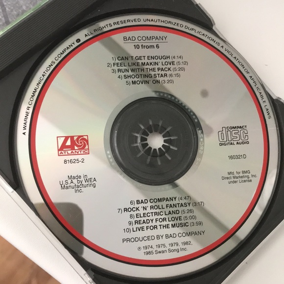 Bad company from 10 to 6 cd - Picture 6 of 6